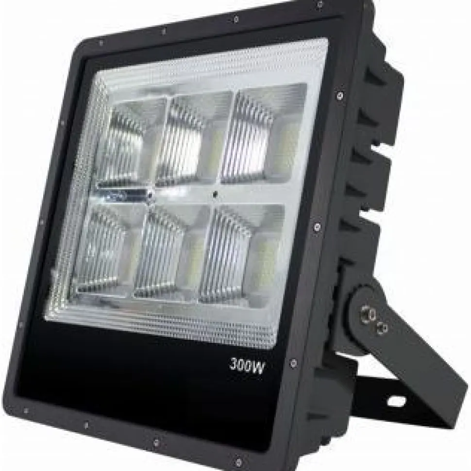 LED-valonheitin FTLIGHT Work Platinum 300 W 4500 K 490x481x107 mm musta