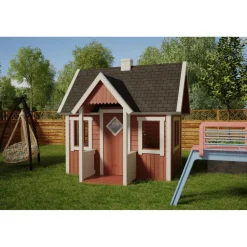 Leikkimökki parvella Jalotakka, 4.8m², puuvalmis