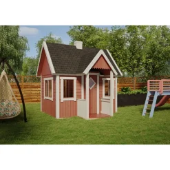 Leikkimökki parvella Jalotakka, 4.8m², puuvalmis