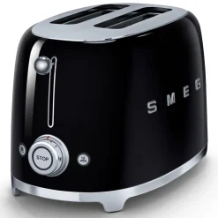 Leivänpaahdin Smeg TSF01BLEU 2-viipaleen musta
