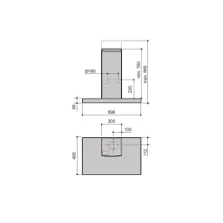 Liesikupu Savo CHV-8509-S 90 cm rst