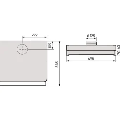 Liesikupu Savo FK-8105-W 50 cm valkoinen