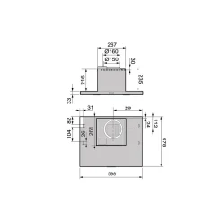 Liesikupu Savo FV-8206-W 60 cm valkoinen