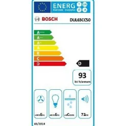 Liesituuletin Bosch Serie 4 DUL63CC50, 60cm, teräs