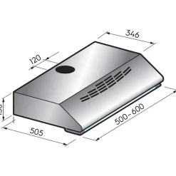 Liesituuletin Savo F-1206-W, 60cm, valkoinen