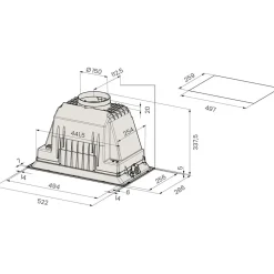 Liesituuletin Savo G-3705-S 52cm rst