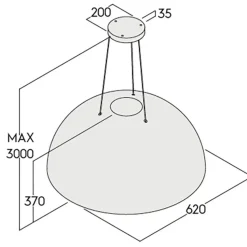 Liesituuletin Savo Helmi 62 cm eri värejä