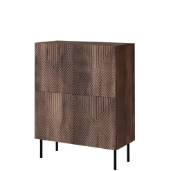 Lipasto ART DECO 4D, ruskea (2364)