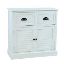 Lipasto Home4You Meldon 75x33x75cm, valkoinen