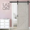 Liukuovi Mirror Line Ladon Ovi -valmispaketti 1067 mm hiekkakivi