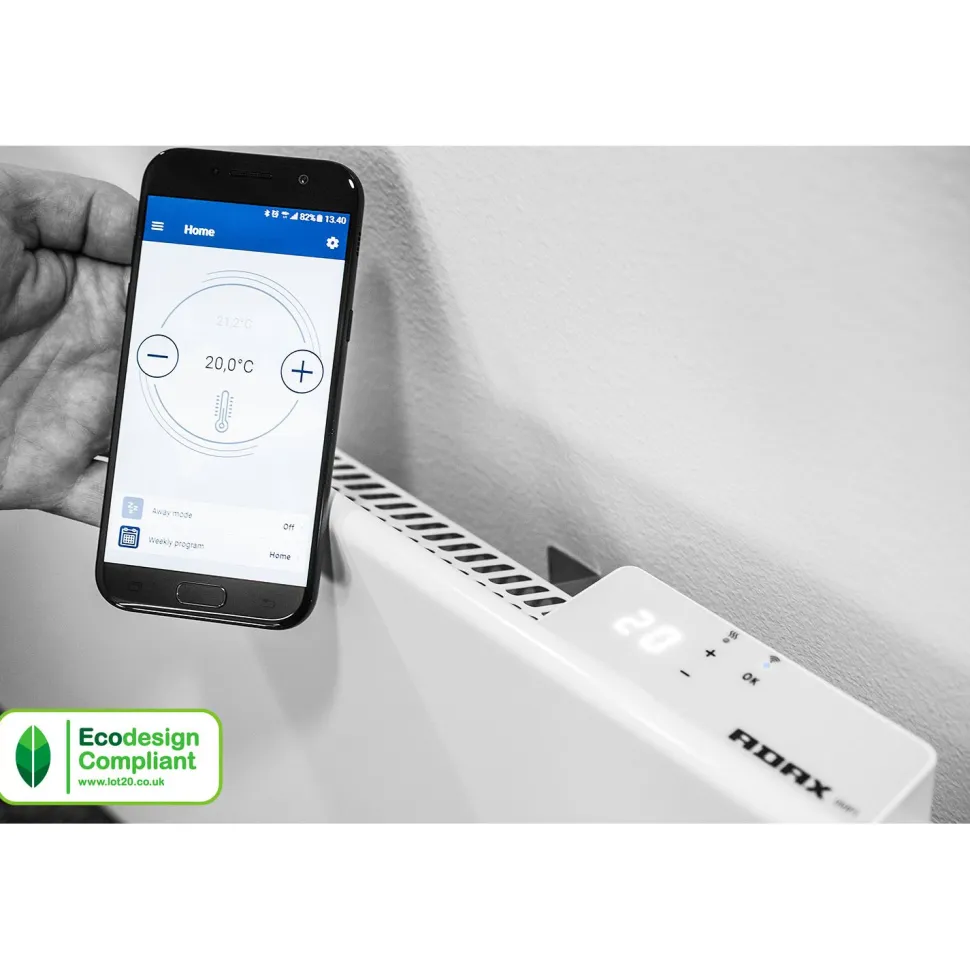 Lämmitin Adax NEO WiFi H KWT eri vaihtoehtoja