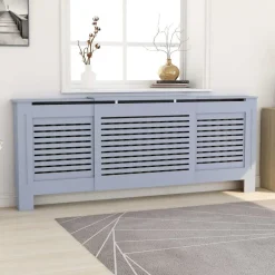 Lämpöpatterin suoja harmaa mdf 205 cm