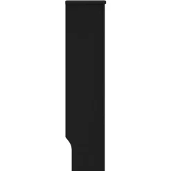 Lämpöpatterin suoja musta 172x19x81 cm mdf