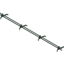 Lumiestepaketti Ruukki, tiilikuvioiduille teräskatoille (Muotokate 350),  3m, 2 lumiesteputkea + asennussarja, eri värejä