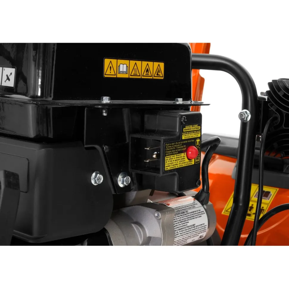 Lumilinko Husqvarna ST 327 sähköstartilla ajovalolla