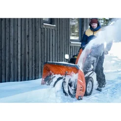 Lumilinko Husqvarna ST 376 sähköstartilla + lämpökahvat