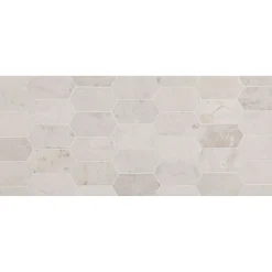 Luonnonkivilaatta Qualitystone Picket White Marble, 100x200mm