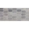 Luonnonkivilaatta Qualitystone Picket Light Grey Marble, 100x200mm