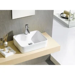 Malja-allas Bathco Cusco 480x370mm valkoinen