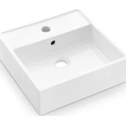 Malja-allas Bathco Gomera, 390x390mm, valkoinen
