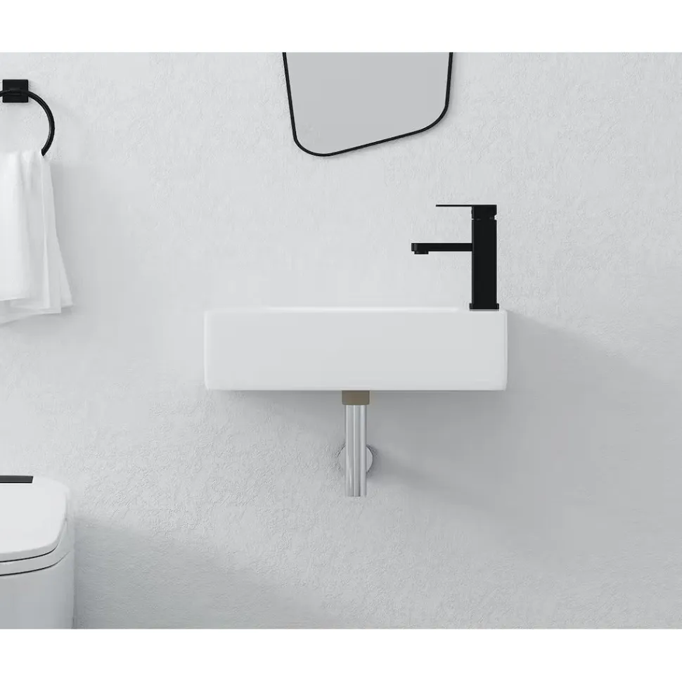 Malja-allas Bathlife Krut 500x250 mm valkoinen