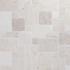 Marmorimosaiikki Qualitystone French Pattern White, verkolla