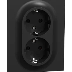 Matala pistorasia Schneider Electric ELKO One, 2-osainen, 16A, IP21, UPJ, uppoasennus, peitelevyllä, jousiliitos