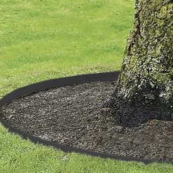 Metallinen rajausreuna Hortus, musta