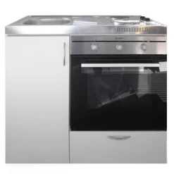 Minikeittiö MKB-100, leveys 100cm, uunilla ja keraamisella liedellä