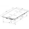 Minikeittiö PMK3HP05963001, leveys 100cm, induktiolevyllä