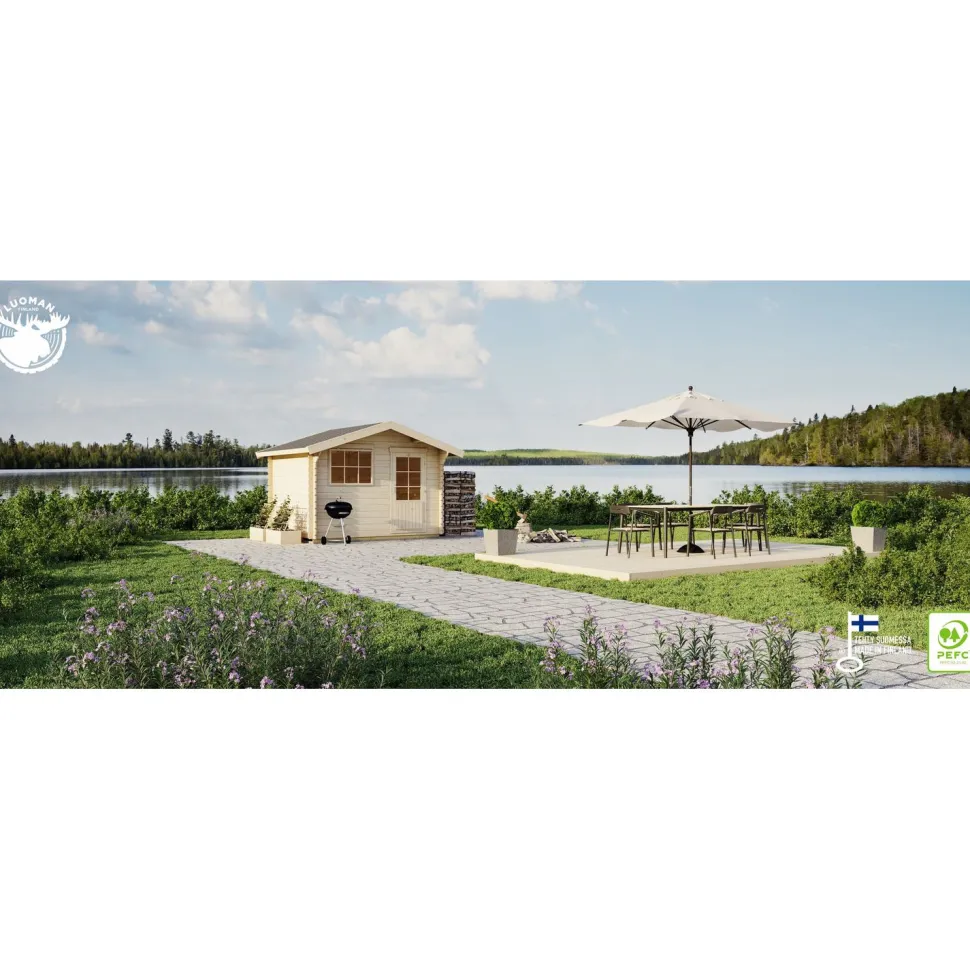 Mökki Luoman Lillevilla 28-0 Pihlaja 7,5 m²