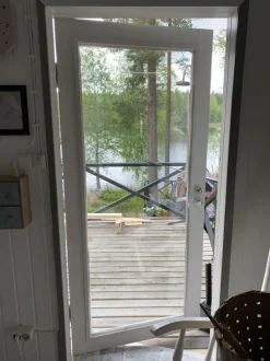 Mökkiovi Kaskipuu ML4A Kokolasinen mittatilausovi ilman ristikkoa