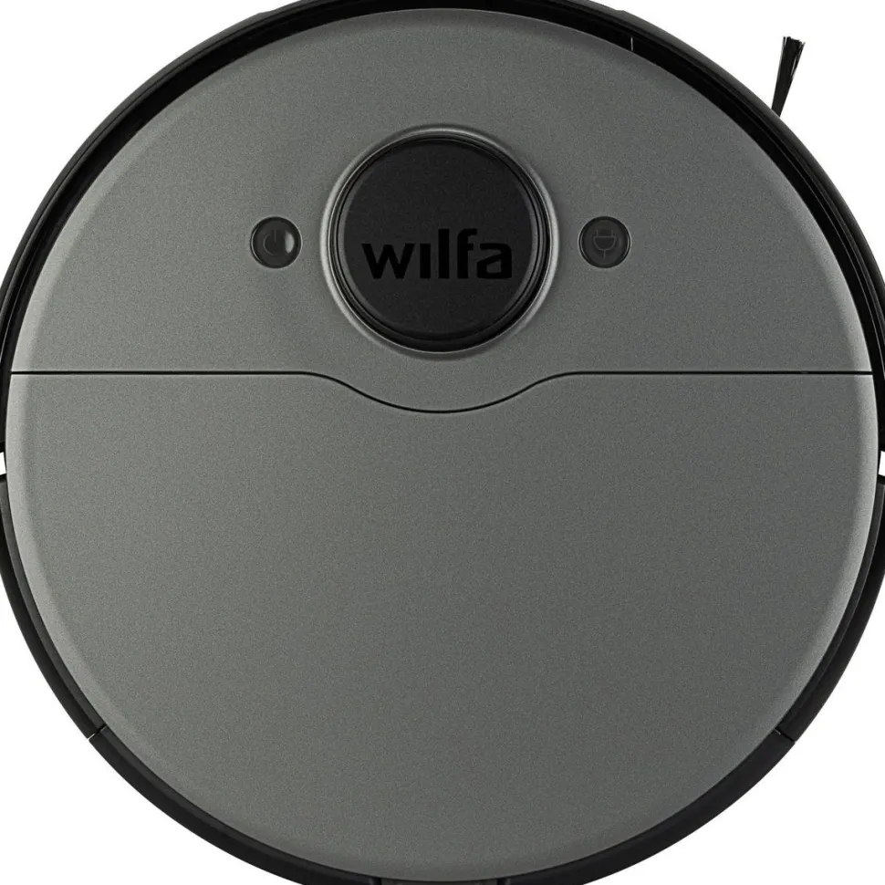 Moppaava robotti-imuri Wilfa RVC-D4000AI Innobot musta