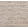 Mosaiikkilaatta Qualitystone Shevron Mini White, 25x60mm
