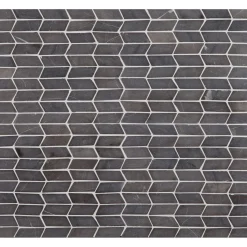 Mosaiikkilaatta Qualitystone Shevron Mini Grey, 25x60mm
