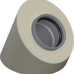 Muhvikulma BetterPipe, viemäri- ja radon-tuuletus, Ø110mm, 45°, LE100