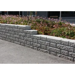 Muurikivi Rudus Aitakivi kansipari 560x200x100 mm sileä harmaa