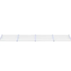 Ovikatos läpinäkyvä polykarbonaatti, harmaa, eri kokoja