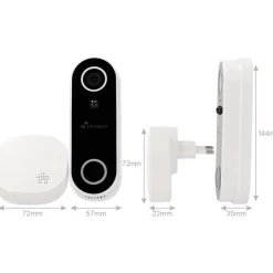 Ovipuhelin Celotron Nivian Smart, sisäkellolla ja FullHD 1080P 2MP resoluutiolla
