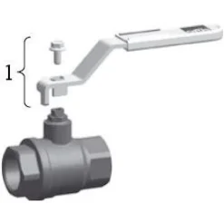 Palloventtiili Oras 400020 MS DN20
