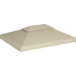 Paviljongin kangaskatto 310g/m² beige 3x4m