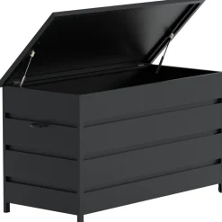 Pehmustelaatikko Venture Home Nisis, 130x60x75cm, musta