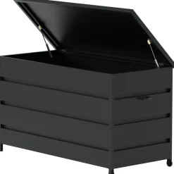 Pehmustelaatikko Venture Home Nisis, 130x60x75cm, musta