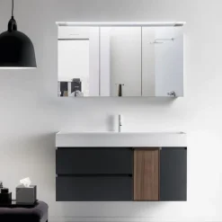 Peilikaappi LED-valaisimella Bathlife Glänsa 1200 valkoinen