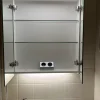 Peilikaappi LED-valaisimella Bathlife Glänsa 1000 mm valkoinen
