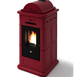 Pellettitakka Eva Calòr Adele 8kW, punainen