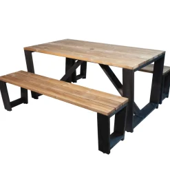 Penkki EcoFurn Jussi 160 musta/ruskea