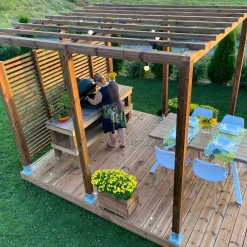 Pergola PatioN°rd Laaka, kestopuu, eri kokoja