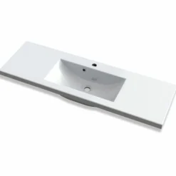 Pesuallas Grip Claudia 120 1200x390mm valumarmori valkoinen