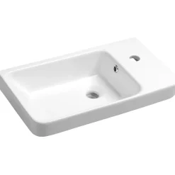 Pesuallas Interia Luxa 550 x 300 mm valkoinen keraaminen, oikea
